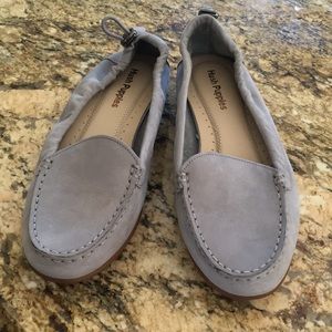 Hush Puppies Gray Leather Loafers